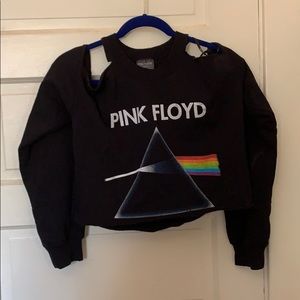 Pink Floyd Cropped Sweatshirt
